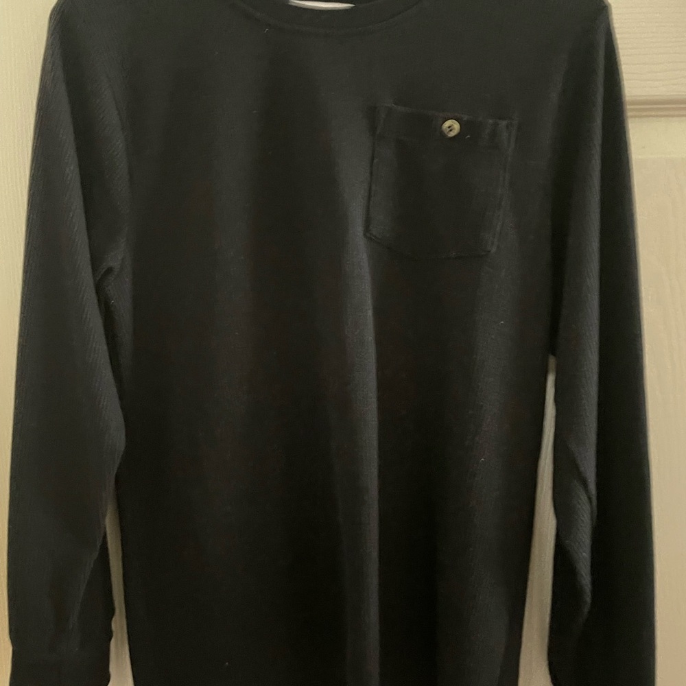 Tween/Kids Black Long Sleeve Shirt